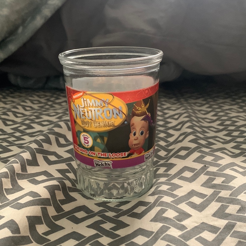 Welch’s collectable jelly jars #5 Jimmy Neutron